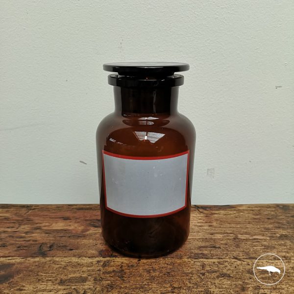 vintage brown glass large medicine jars. Authentic Apothecary jars.